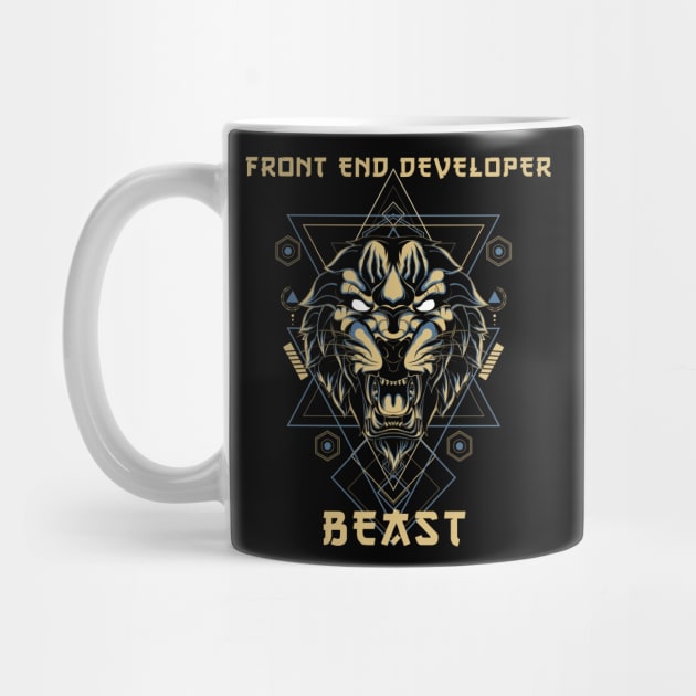 Front end Developer Beast by Cyber Club Tees